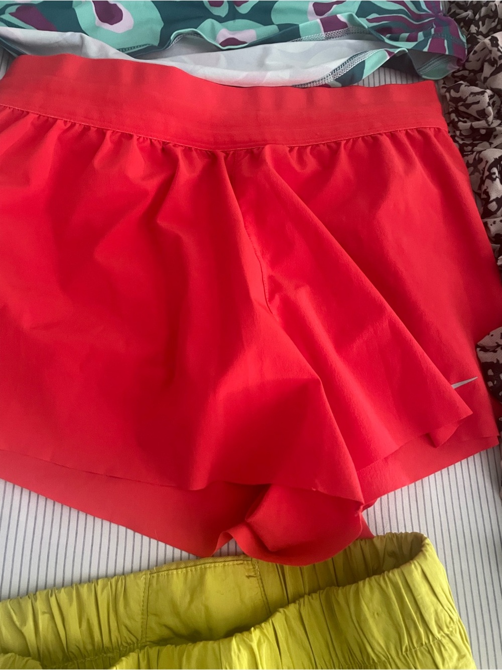 Nike Red Athletic Skort with Built-In Shorts
